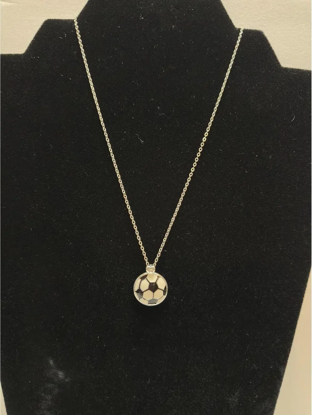 Vintage Set of 3 Silver Tone Pendants Chains
